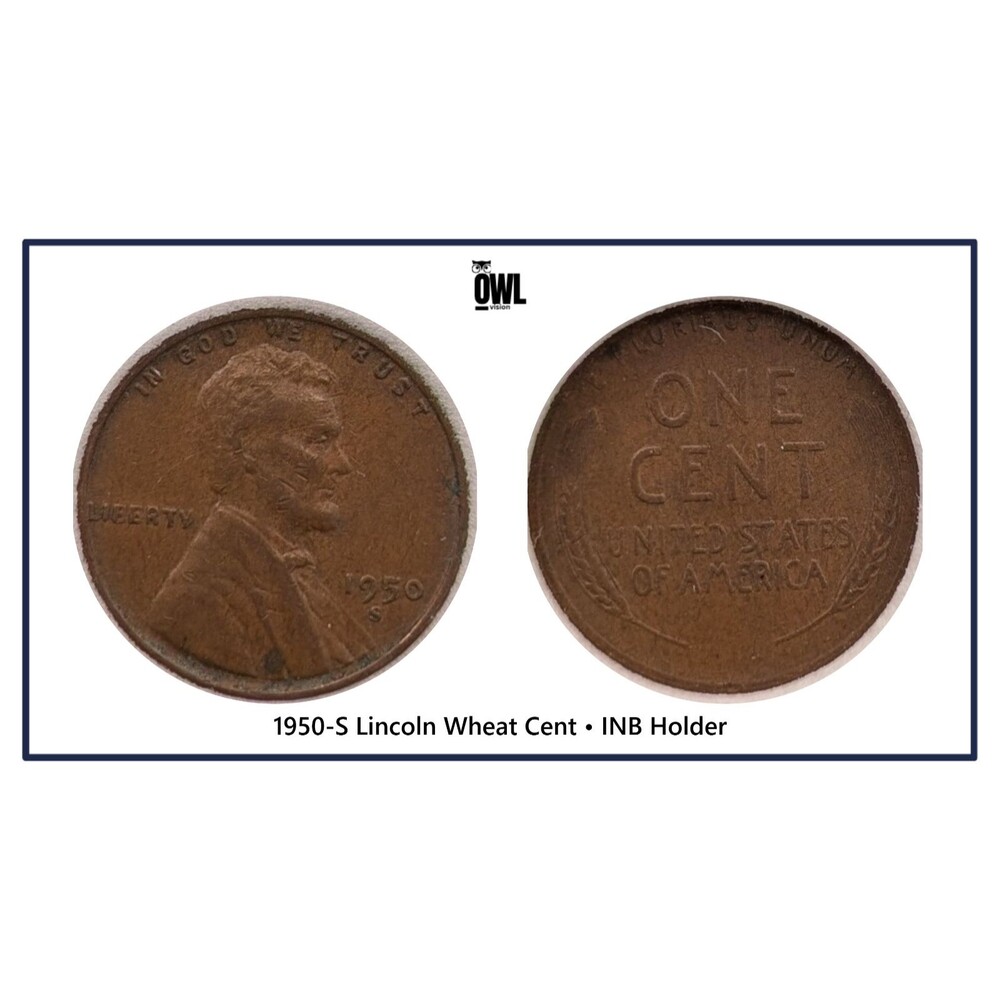 1950‑S Lincoln Wheat Cent • INB Holder • UMM Finds